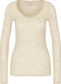Icebreaker Siren Sweetheart Funktionsshirt langarm fawn heather (Damen)