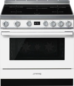 Smeg Portofino CPF9IPWH Elektroherd mit Induktionskochfeld