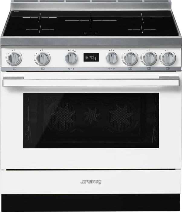 Smeg Portofino CPF9IPWH Elektroherd mit Induktionskochfeld