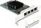 DeLOCK Gigabit LAN-Adapter, 4x RJ-45, PCIe 2.0 x4 Vorschaubild