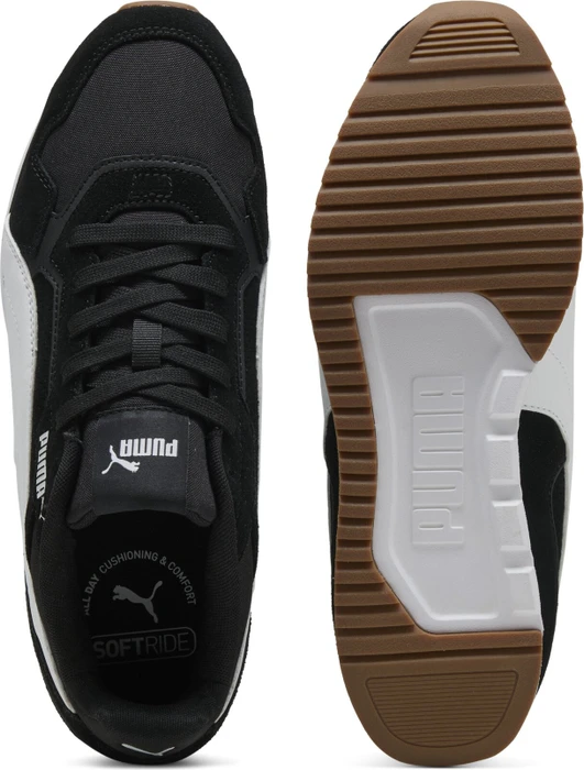 Puma Softride ST Miler Suede puma white/puma black/gum