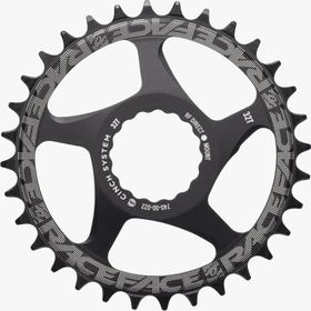 RaceFace Single Ring Narrow/Wide Cinch Direct Mount 38 Zähne Kettenblatt schwarz