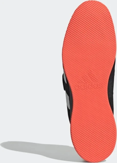 adidas Adipower II core black/cloud white/solar red (Herren)