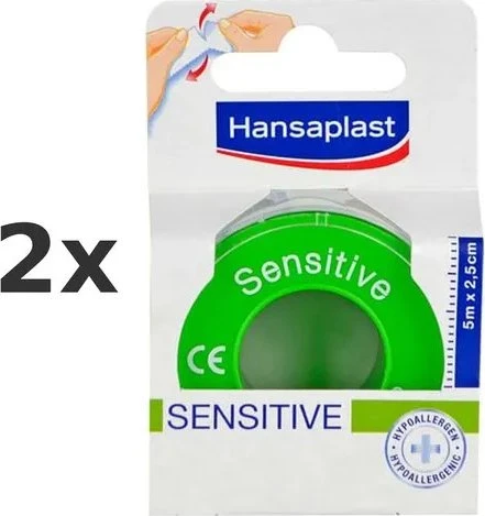 Hansaplast Sensitiv, 2.5cm x 5m, 1 Stück