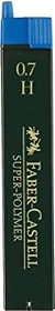 Faber-Castell Super-Polymer Druckbleistiftmine H 0.7mm graphit