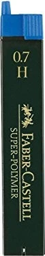 Faber-Castell Super-Polymer Druckbleistiftmine H 0.7mm graphit