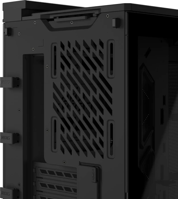 ASUS ROG Cronox GR801 Curve TG ARGB Black, Glasfenster