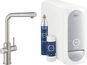Grohe Blue Home Starter Set L-Auslauf supersteel