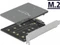 DeLOCK 2x M.2 SATA, PCIe 3.0 x1 Vorschaubild