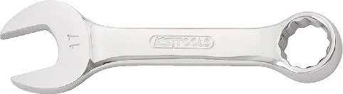 KS Tools CHROMEplus Ring-Maulschlüssel extra kurz, 19x140mm