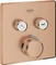 Grohe Grohtherm SmartControl Thermostat mit 2 Ventilen warm sunset gebürstet Vorschaubild