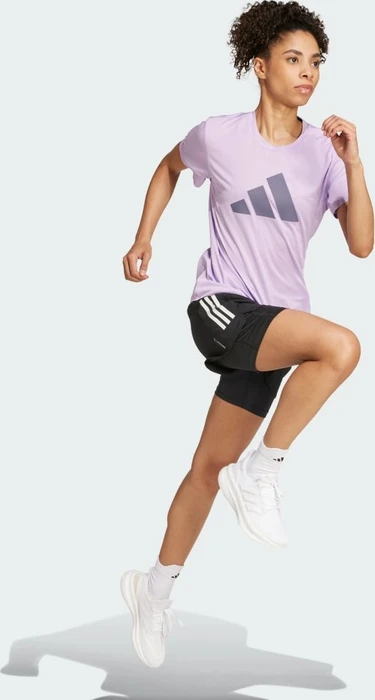 adidas Run It Laufshirt kurzarm powder plum (Damen)