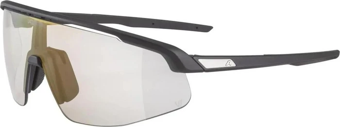 Alpina Turbo Pro V black matt/vario red mirror