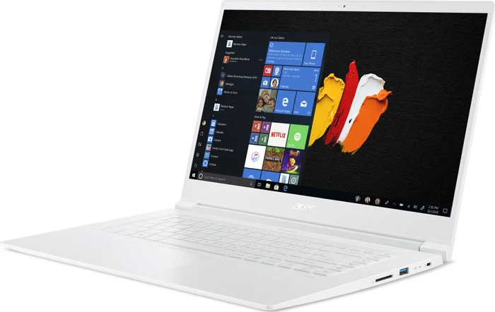 Acer ConceptD 5 CN515-51-73Z7, weiß, Core i7-8705G, 16GB RAM, 512GB SSD, Radeon RX Vega M GL Hybrid, DE