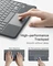 Inateck ACE Touch Tastaturhülle für iPad Pro 11" (M4), grau, UK Vorschaubild