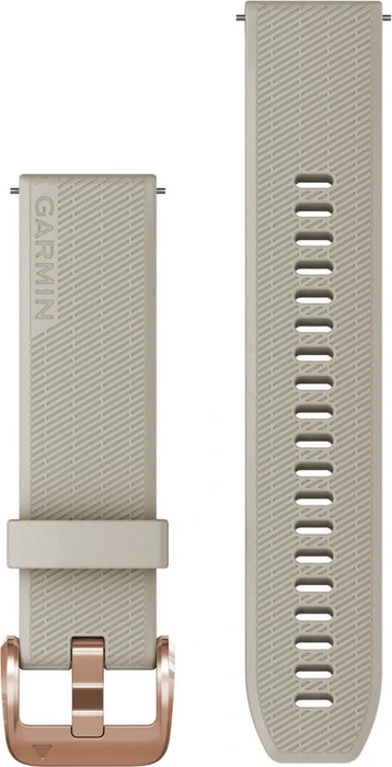 Garmin Schnellwechsel Ersatzarmband 20mm Silikon light sand/rose gold