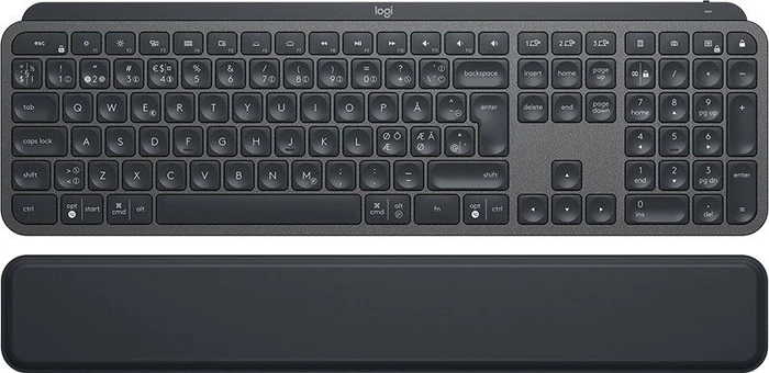 Logitech MX Keys Plus MX Palm Rest, schwarz, USB/Bluetooth, ND