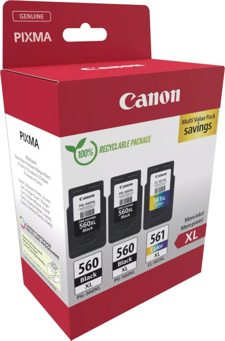Canon Tinte PG-560XL x2/CL-561XL schwarz/dreifarbig Multipack