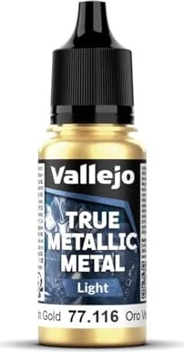 Vallejo True Metallic Metal Light greenish gold, 18ml