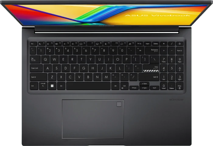 ASUS VivoBook 16 M1605NAQ-MB324, Indie Black (Tastatur silber), Ryzen 5 150, 16GB RAM, 512GB SSD, DE