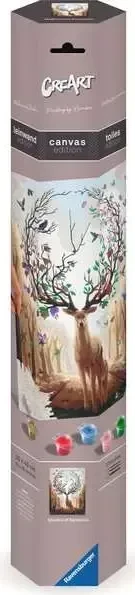 Ravensburger Malen nach Zahlen CreArt Leinwand Magischer Hirsch