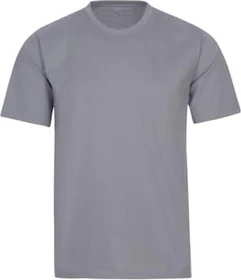 trigema Deluxe Baumwolle T-Shirt kurzarm cool grey (Damen)