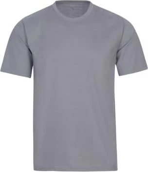 trigema Deluxe Baumwolle T-Shirt kurzarm cool grey (Damen)