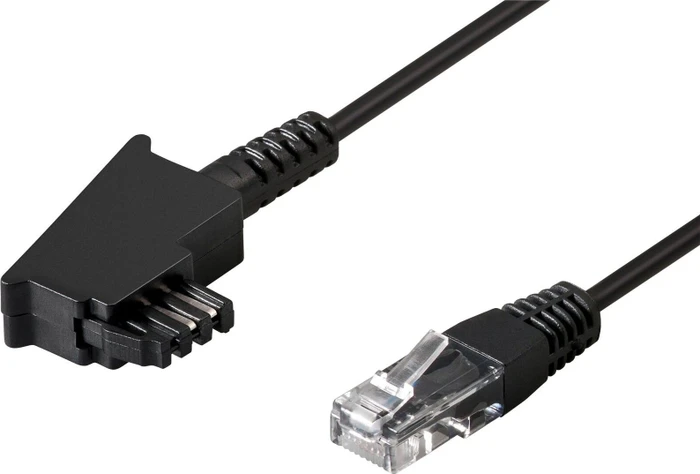 Wentronic Goobay TAE-F/RJ-45 Anschlusskabel, 3m