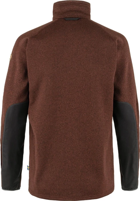 Fjällräven Övik Fleece Zip Jacke autumn leaf (Herren)