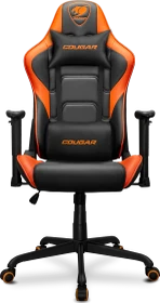 Cougar Armor Elite Orange CGR-ELI-ORB Gamingstuhl, orange/schwarz
