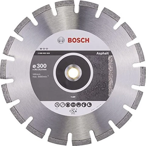 Bosch Professional Standard for Asphalt Diamanttrennscheibe, 300x2.8x20mm, 1 Stück