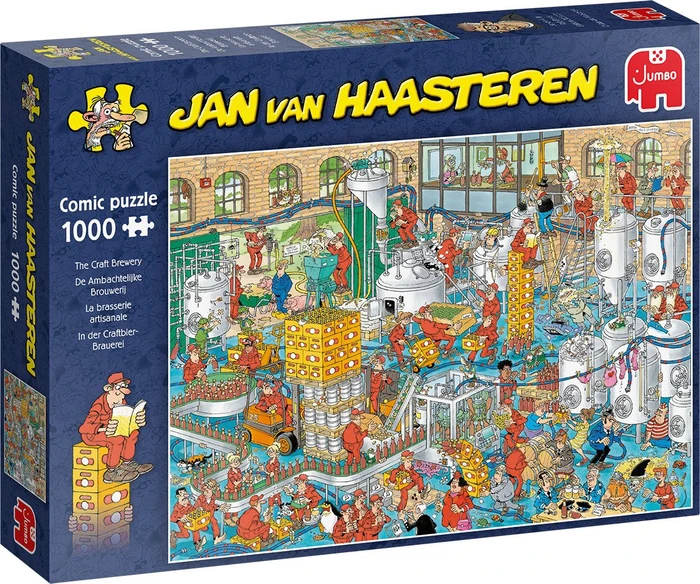 Jumbo Jan van Haasteren In der Craftbier-Brauerei