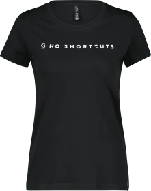 Scott No Shortcuts T-Shirt kurzarm schwarz (Damen)