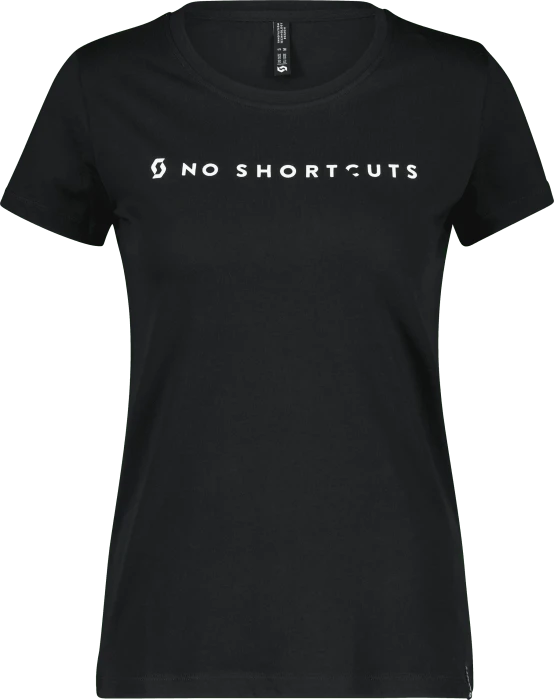 Scott No Shortcuts T-Shirt kurzarm schwarz (Damen)