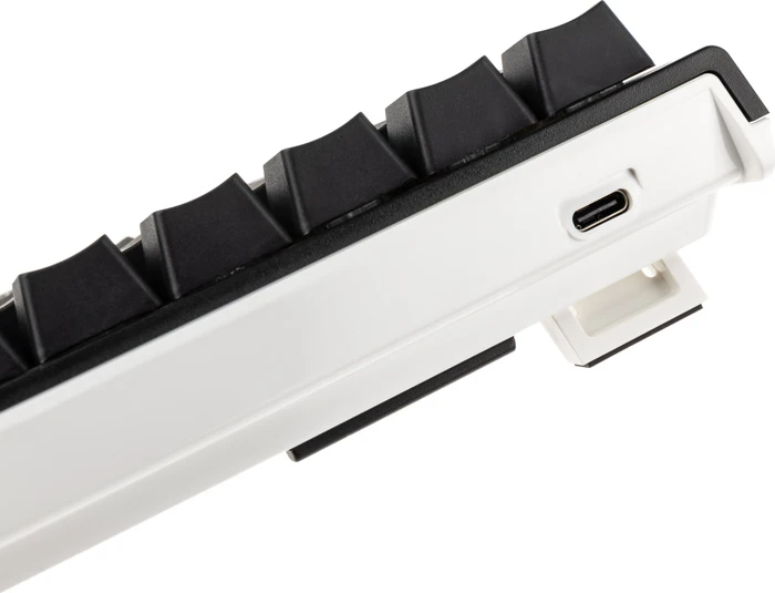Ducky One 2 Pro Mini, PBT, schwarz, LEDs RGB, MX RGB BLUE, USB, DE