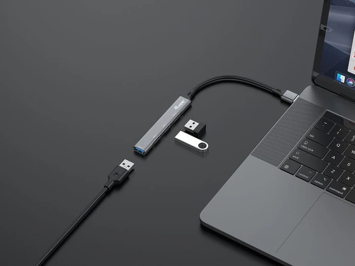 Equip 4 Port USB Hub, USB-A 3.0 [Stecker]