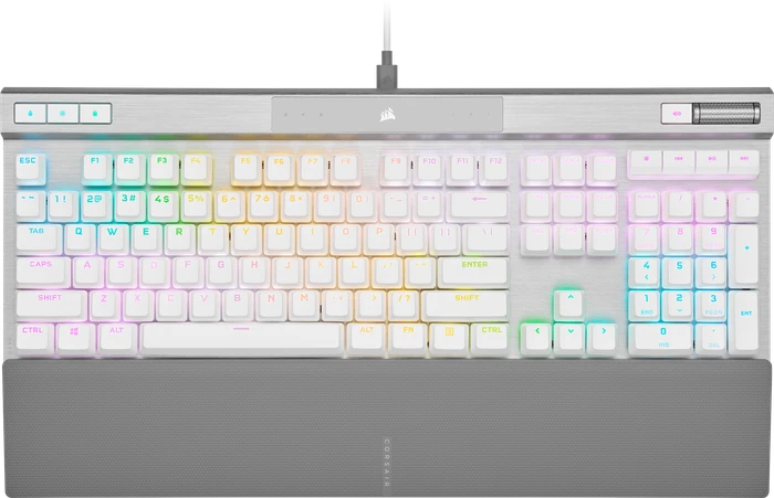Corsair Gaming K70 RGB PRO, weiß, Corsair OPX, USB, DE