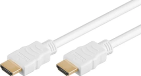 Wentronic Goobay High Speed mit Ethernet HDMI Kabel 4K30Hz weiß, 1m