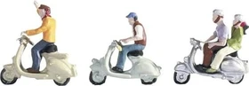 Noch Figuren - Motorrollerfahrer H0