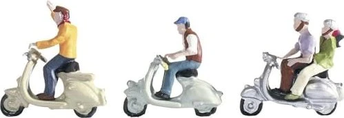 Noch Figuren - Motorrollerfahrer H0