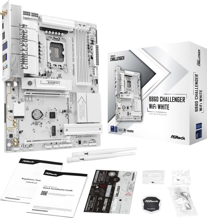 ASRock B860 Challenger WiFi White (Intel 1851)