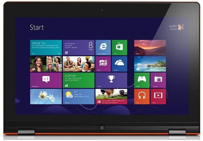 Lenovo Yoga 2 Pro, orange, Core i5-4210U, 8GB RAM, 256GB SSD, DE
