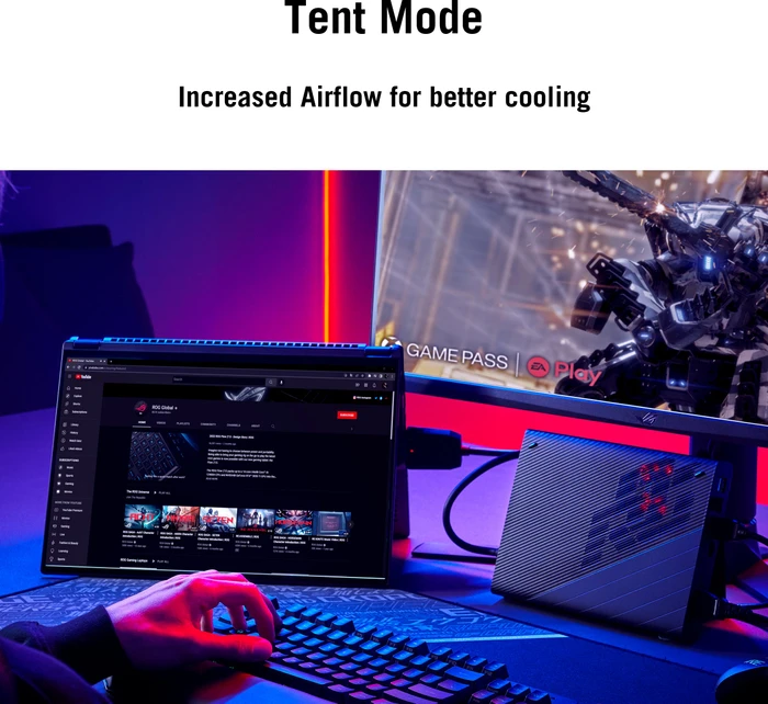 ASUS ROG Flow X16 GV601RW-M5093W, Ryzen 7 6800HS, 32GB RAM, 2TB SSD, GeForce RTX 3070 Ti, DE