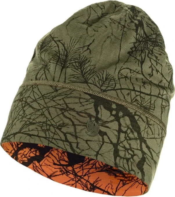 Fjällräven Lappland Beanie green camo/orange multi camo