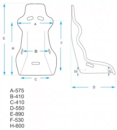 O-Rouge Seat C1 Cold Fusion XL, aktiv belüfteter Rennsimulatorsitz, schwarz