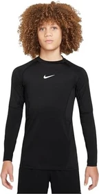 Nike Pro Dri-FIT Funktionsshirt langarm schwarz/weiß (Junior)