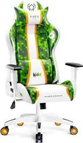 Diablo Chairs X-One 2.0 Kido Kinder-Gamingstuhl, Craft Edition, grün/weiß
