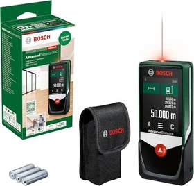 Bosch DIY AdvancedDistance 50C Batterie-Laser-Entfernungsmesser inkl. Tasche