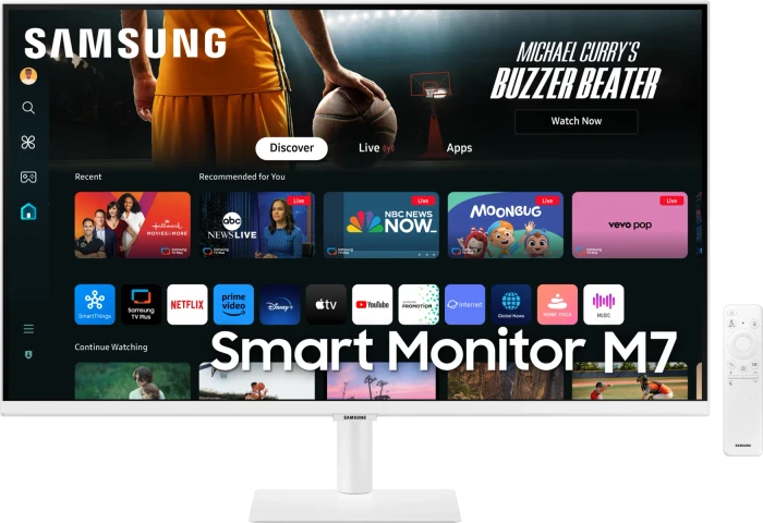 Samsung Smart Monitor M7 M70D (2024), weiß, 32"