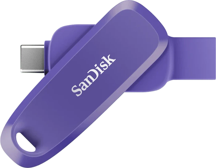 SanDisk Phone Drive for Android 32GB Purple Opulence, USB-A + USB-C, USB 3.2 Gen 1×1